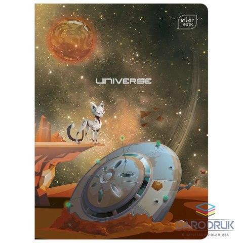 Interdruk Zeszyt A5 METALIC FANTASY 60k. 70g krata Interdruk