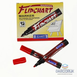 Kamet Marker do papieru wkład czerwony 0,2mm okrągła końcówka Kamet (K-2101)