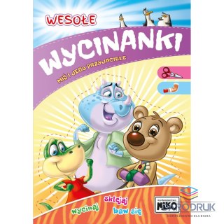 Niko Książeczka edukacyjna Wesołe wycinanki. Miś i jego przyjaciele. Niko
