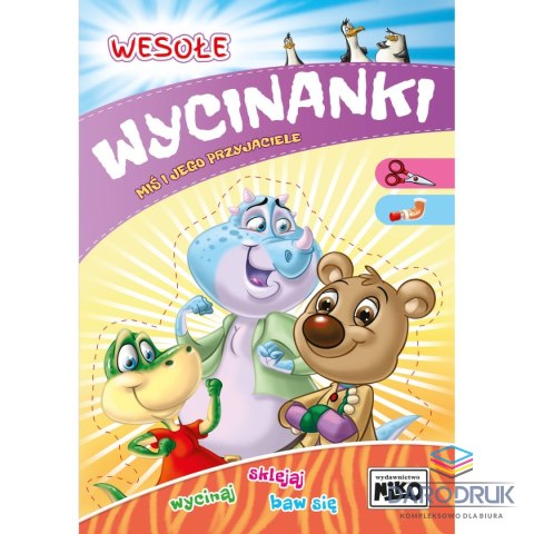 Niko Książeczka edukacyjna Wesołe wycinanki. Miś i jego przyjaciele. Niko