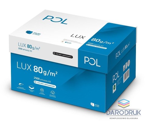 Pol Papier ksero A3 lux biały 500k. 80g Pol