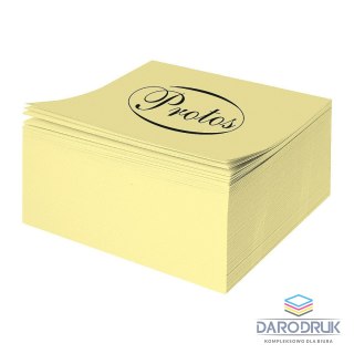 Protos Kostka papierowa Origami żółty jasny [mm:] 84x84x 30 Protos