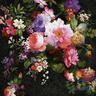 Serwetki roses on velvet mix papier [mm:] 330x330 (SDL090200)