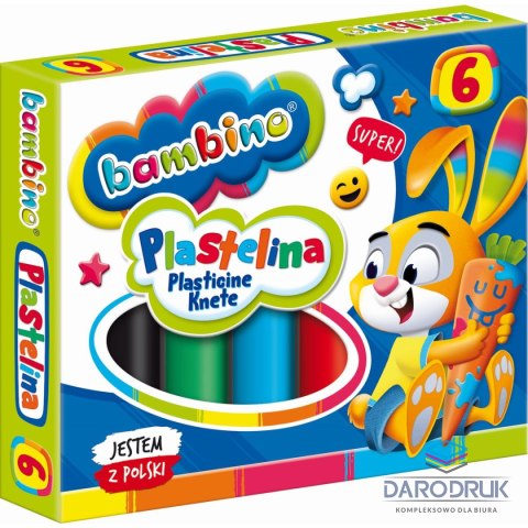 St.Majewski Plastelina 6 kol. BAMBINO mix St.Majewski
