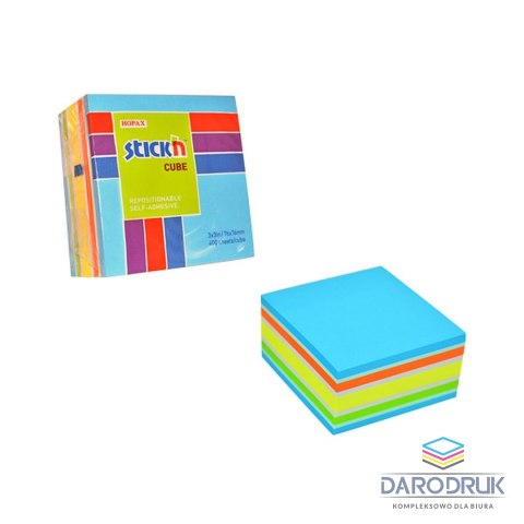 Stick'n Notes samoprzylepny (karteczki) mix 400k [mm:] 76x76 Stick'n (21538)