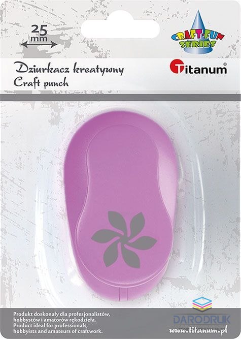 Titanum Dziurkacz ozdobny Craft-Fun Series 25mm kwiat Titanum (T-8810-34)