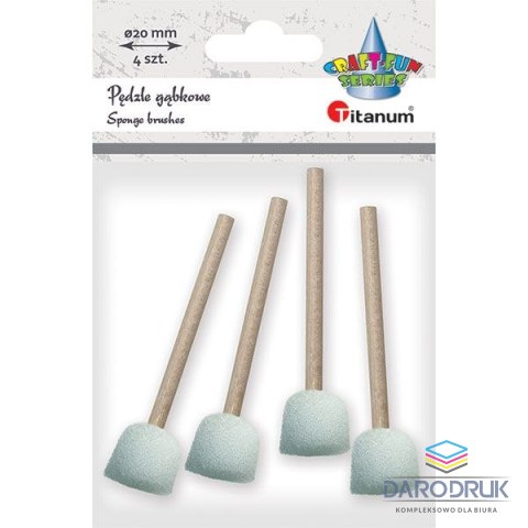 Titanum Pędzel Craft-Fun Series gąbka do malowania 2cm Titanum