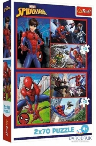 Trefl Puzzle Spiderman Pajęcze historie 140 el. Trefl (34443)