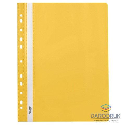 Bantex Skoroszyt A4 EVO żółty folia Bantex (400076705)