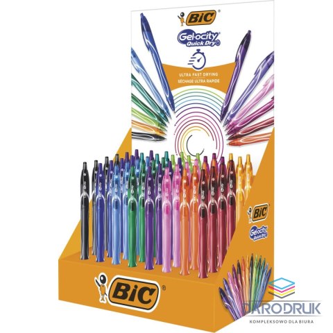 Bic Długopis GEL_OCITY wkład mix 0,7mm Bic (964785)