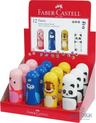 Faber Castell Temperówka z motywem zwierzątek mix plastik Faber Castell (583513)