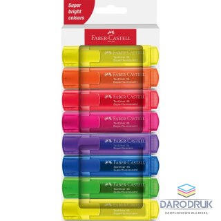 Faber Castell Zakreślacz Neon 1546 8 kol. wkład mix 1,0-5,0mm Faber Castell (254648 FC)