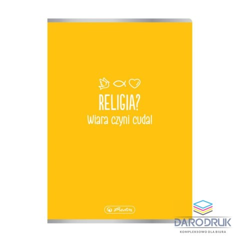 Herlitz Zeszyt A5 Religia 9577446 60k. krata Herlitz (400198001)