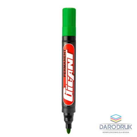 Kamet Marker permanentny permanent GIGANT wkład zielony 1,5-2,5mm okrągła końcówka Kamet (K-1070)