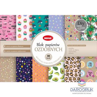 Rexus Papier ozdobny A5 do scrapbookingu mix [mm:] 210x145 Rexus (609830)