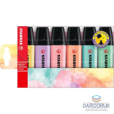 Stabilo Zakreślacz BOSS wkład mix 2,0-5,0mm Stabilo (70/6-2)