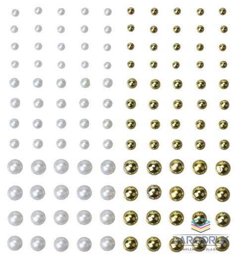 Titanum Kryształki Craft-Fun Series perełki mix Titanum (24CY0324 (white,gold))