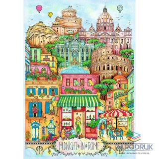 Trefl Puzzle premium plus O północy w Rzymie 1000 el. Trefl (12072)