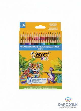 Bic Kids Kredki ołówkowe BIC KIDS 36k 36 kol. Bic Kids (ECO)