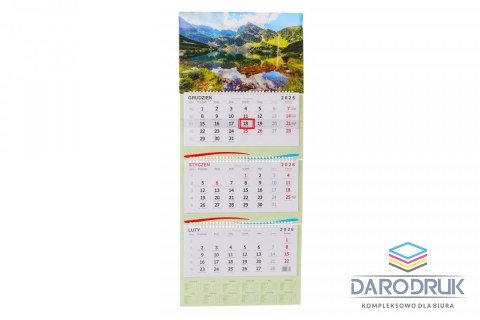 Darrieus Kalendarz ścienny ścienne 210mm x 320mm Darrieus