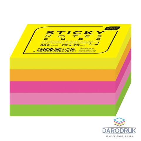 Interdruk Notes samoprzylepny (karteczki) mix 300k [mm:] 750x750 Interdruk (IKARSAM300)