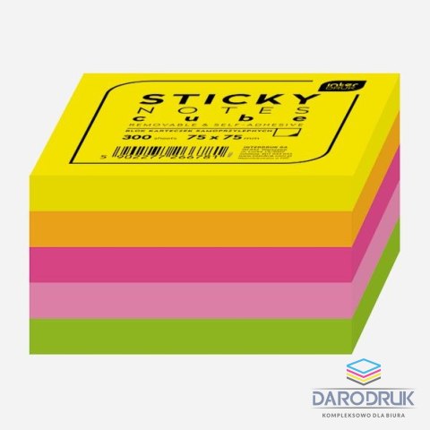 Interdruk Notes samoprzylepny (karteczki) mix 300k [mm:] 750x750 Interdruk (IKARSAM300)