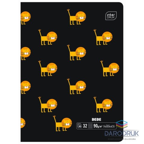 Interdruk Zeszyt A5 BEBE KIDS 32k. 90g trzy linie Interdruk