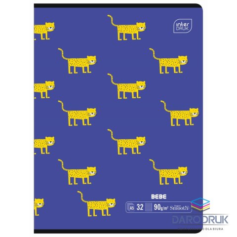Interdruk Zeszyt A5 BEBE KIDS 32k. 90g trzy linie Interdruk
