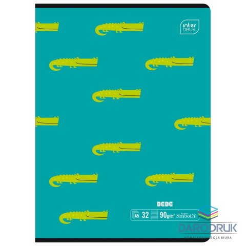 Interdruk Zeszyt A5 BEBE KIDS 32k. 90g trzy linie Interdruk