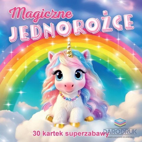 Kolorowanka Magiczne jednorożce 3D