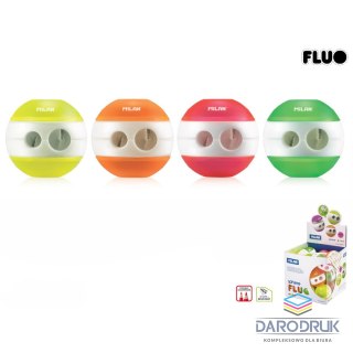 Milan Temperówka Sphere Fluo mix plastikowa Milan (20156824FL)