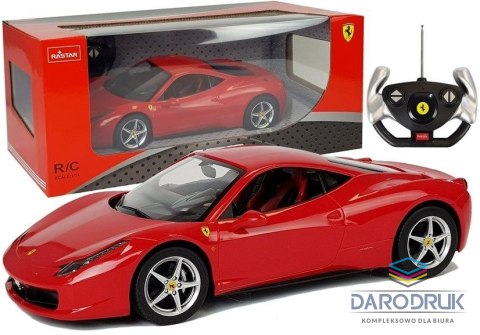 Rastar Samochód R/C Ferrari Italia 1:14 Czerwone na Pilota Rastar (6020)