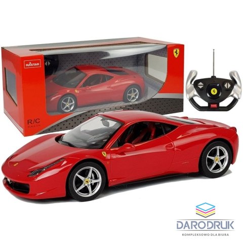 Rastar Samochód R/C Ferrari Italia 1:14 Czerwone na Pilota Rastar (6020)