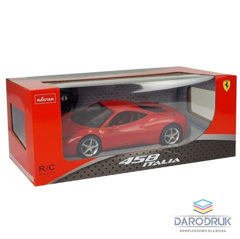 Rastar Samochód R/C Ferrari Italia 1:14 Czerwone na Pilota Rastar (6020)