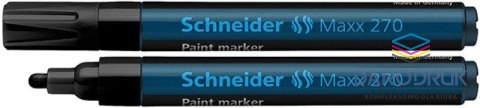 Schneider Marker olejowy Maxx 270 wkład czarny 1,0-3,0mm okrągła końcówka Schneider (SR127001)