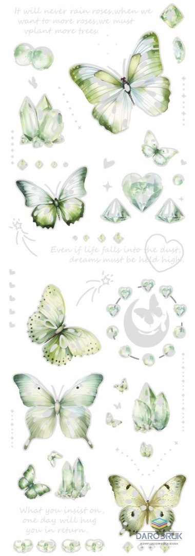 Titanum Naklejka (nalepka) Craft-Fun Series Naklejki foliowe 6 plansz Titanum (25YZ012)