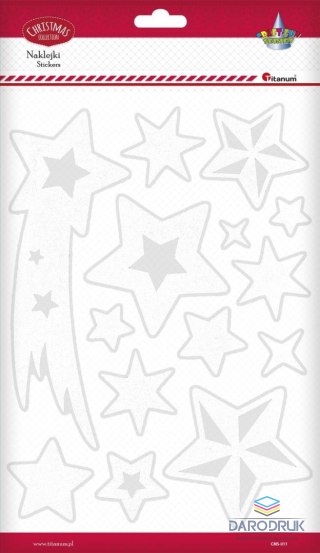 Titanum Naklejka (nalepka) Craft-Fun Series Śniezynki Titanum (CMS-011)