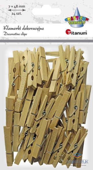 Titanum Ozdoba drewniana Craft-Fun Series klamerki Titanum (175042X)