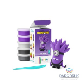 Tm Toys Masa plastyczna dla dzieci Hey Clay Minionki Evil + akcesoria mix Tm Toys (HCL50183)