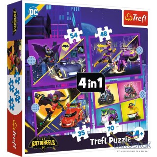 Trefl Puzzle Poznaj Batwheels 4w1 el. Trefl (34658)