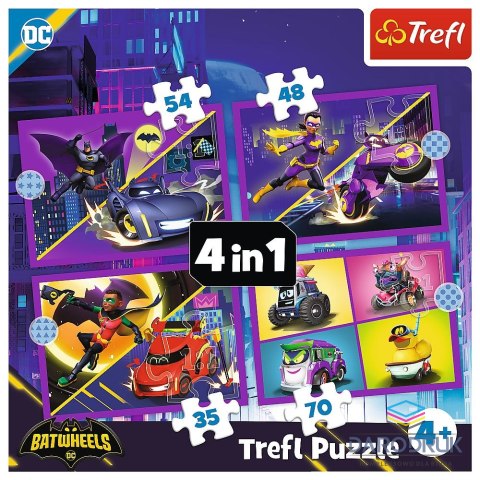 Trefl Puzzle Poznaj Batwheels 4w1 el. Trefl (34658)