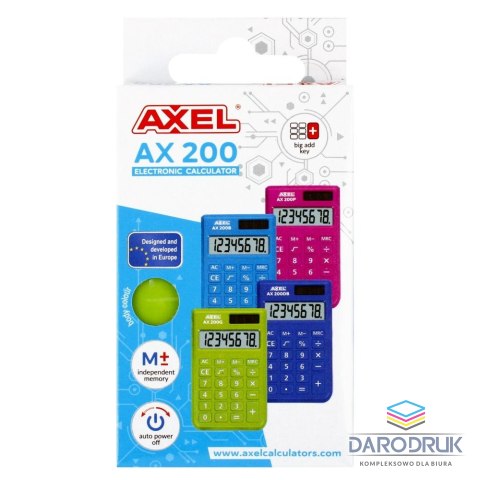 Axel Kalkulator na biurko AX-200G Axel (489995)