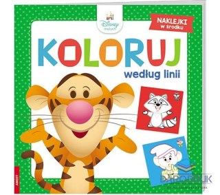 Ameet Książka dla dzieci Disney Maluch. Koloruj Według Linii Ameet (COLN 9202)