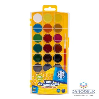 Astra Farby akwarelowe z eurozawieszką 24 kolor. Astra (302023001)
