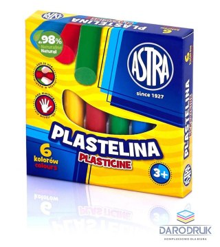 Astra Plastelina 6 kol. mix Astra (83811905)