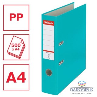 Esselte Segregator dźwigniowy Ekonomiczny A4 75mm turkusowy Esselte (11282)