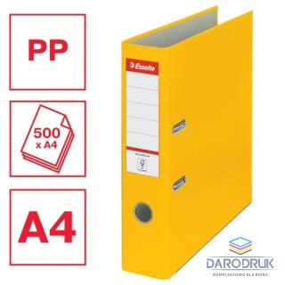 Esselte Segregator dźwigniowy Ekonomiczny A4 75mm żółty Esselte (10782)