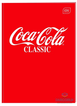 Interdruk Zeszyt tematyczny A6 COCA COLA HYBRID 32k. 70g krata Interdruk (do słówek)