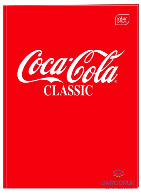 Interdruk Zeszyt tematyczny A6 COCA COLA HYBRID 32k. 70g krata Interdruk (do słówek)