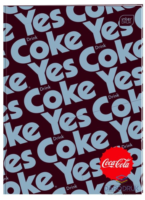 Interdruk Zeszyt tematyczny A6 COCA COLA HYBRID 32k. 70g krata Interdruk (do słówek)